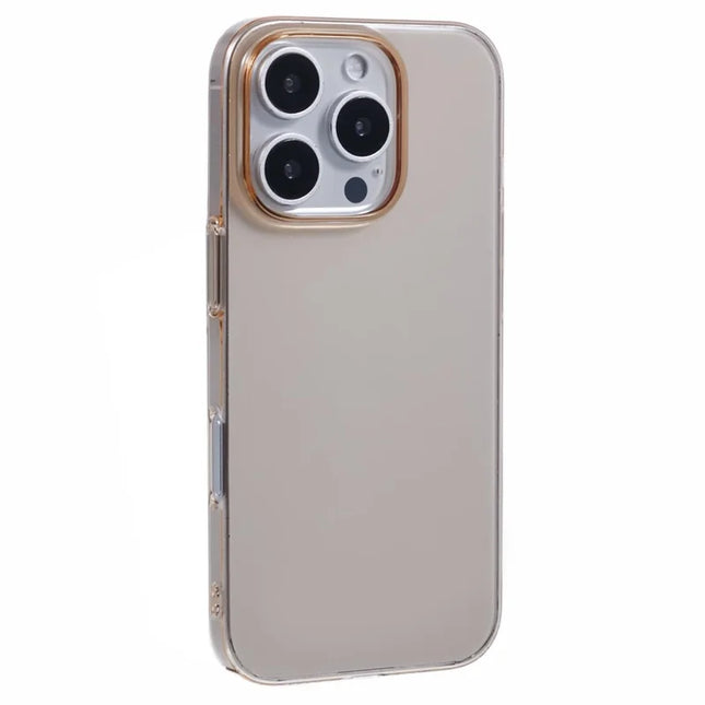 X-LEVEL For iPhone 16 Pro Max Case Slim Anti-Scratch Hard PC Back Protective Cover - Titanium Gold