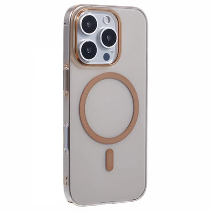 X-LEVEL For iPhone 16 Pro Max Case Ultra Slim Hard PC Phone Cover Compatible with MagSafe - Titanium Gold