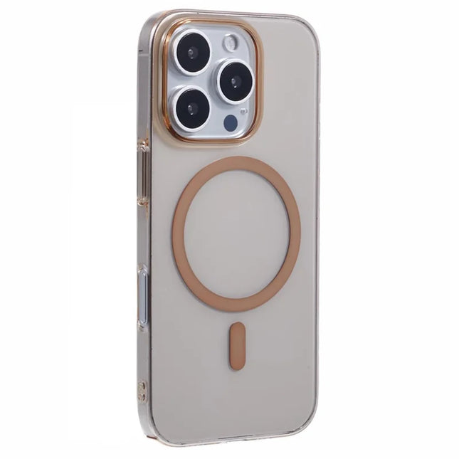 X-LEVEL For iPhone 16 Pro Max Case Ultra Slim Hard PC Phone Cover Compatible with MagSafe - Titanium Gold