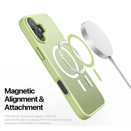 DUX DUCIS Yind Series For iPhone 16 Plus Case Compatible with MagSafe PC+TPU Matte Phone Cover