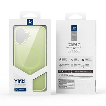 DUX DUCIS Yind Series For iPhone 16 Plus Case Compatible with MagSafe PC+TPU Matte Phone Cover