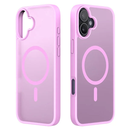 DUX DUCIS Yind Series For iPhone 16 Plus Case Compatible with MagSafe PC+TPU Matte Phone Cover