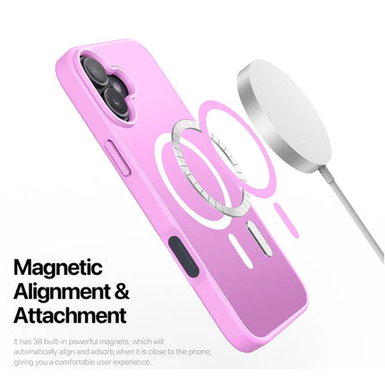 DUX DUCIS Yind Series For iPhone 16 Plus Case Compatible with MagSafe PC+TPU Matte Phone Cover