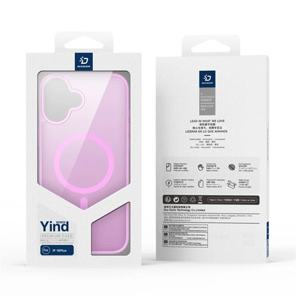 DUX DUCIS Yind Series For iPhone 16 Plus Case Compatible with MagSafe PC+TPU Matte Phone Cover