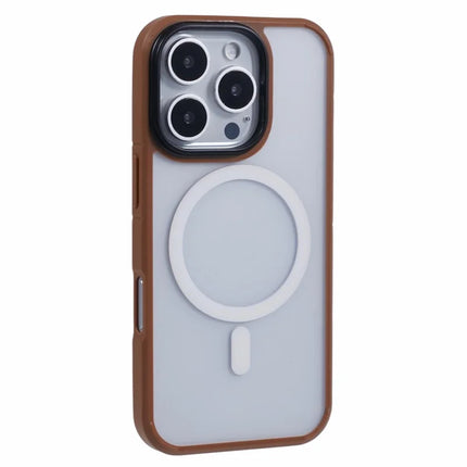 X-LEVEL For iPhone 16 Pro Max Case Compatible with MagSafe PC+TPU Matte Phone Cover - Titanium Gold
