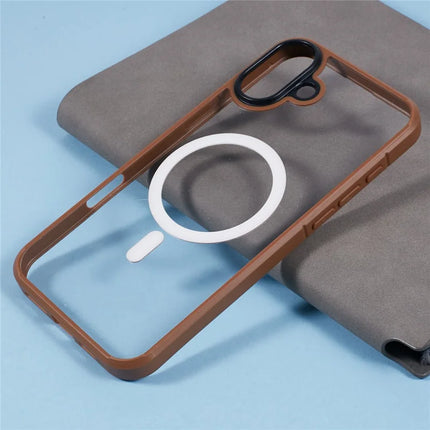 X-LEVEL Crystal Clear Series for iPhone 16 Plus Case TPU+PC Phone Cover Compatible with MagSafe