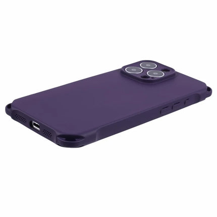 For iPhone 16 Pro Case Four Corners Fall Protection TPU Back Cover