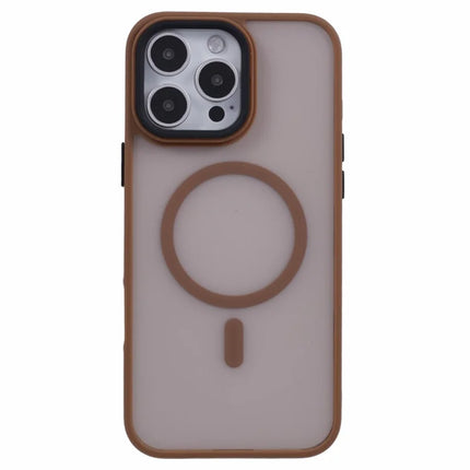 For iPhone 16 Pro Max Case Compatible with MagSafe Skin-Touch Matte Anti-Drop TPU+PC Phone Cover