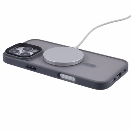 For iPhone 16 Pro Max Case Compatible with MagSafe Skin-Touch Matte Anti-Drop TPU+PC Phone Cover