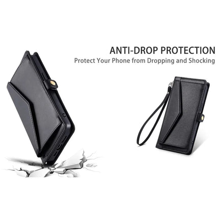 For Motorola Edge 50 Neo 5G / Moto S50 5G / Thinkphone 25 5G Leather Case with Wrist Strap Wallet Stand Phone Cover