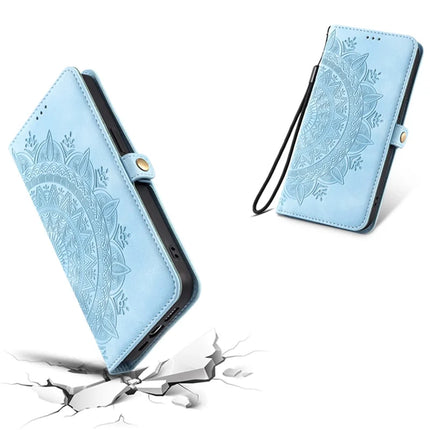Style 016 For Motorola Edge 50 Neo 5G / Moto S50 5G / Thinkphone 25 5G Case Skin Feel Totem Imprinted Wallet Leather Phone Cover