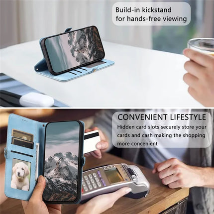 Style 016 For Motorola Edge 50 Neo 5G / Moto S50 5G / Thinkphone 25 5G Case Skin Feel Totem Imprinted Wallet Leather Phone Cover