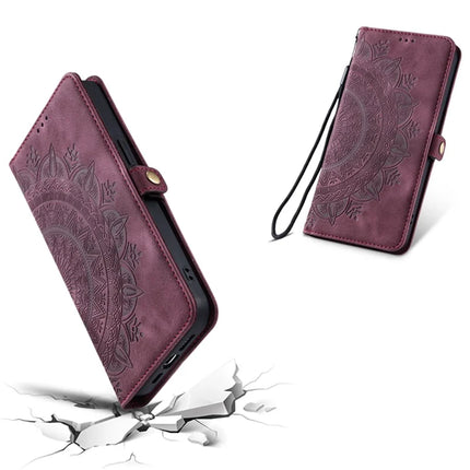 Style 016 For Motorola Edge 50 Neo 5G / Moto S50 5G / Thinkphone 25 5G Case Skin Feel Totem Imprinted Wallet Leather Phone Cover