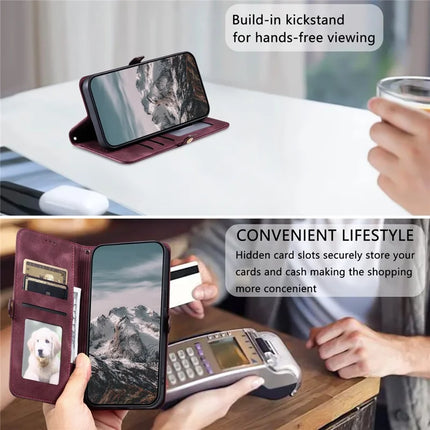 Style 016 For Motorola Edge 50 Neo 5G / Moto S50 5G / Thinkphone 25 5G Case Skin Feel Totem Imprinted Wallet Leather Phone Cover