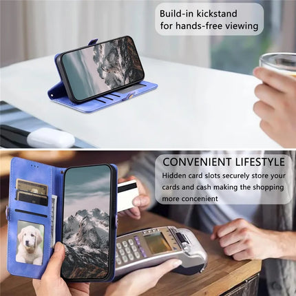 Style 016 For Motorola Edge 50 Neo 5G / Moto S50 5G / Thinkphone 25 5G Case Skin Feel Totem Imprinted Wallet Leather Phone Cover
