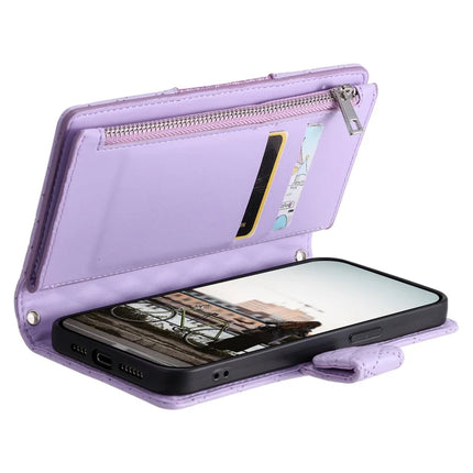 Style 012 for Motorola Edge 50 Neo 5G / Moto S50 5G / Thinkphone 25 5G Case Zipper Pocket Glitter Leather Phone Cover