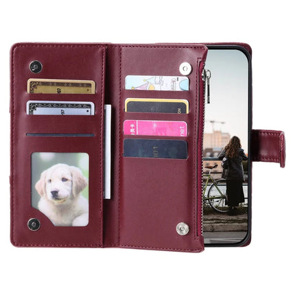 Style 012 for Motorola Edge 50 Neo 5G / Moto S50 5G / Thinkphone 25 5G Case Zipper Pocket Glitter Leather Phone Cover