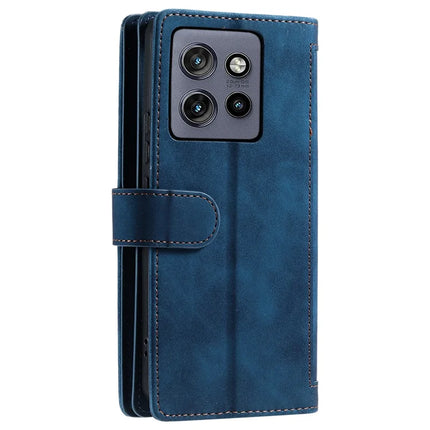 For Motorola Edge 50 Neo 5G / Moto S50 5G / Thinkphone 25 5G Case PU Leather Phone Cover with Zipper Wallet 9 Card Slots