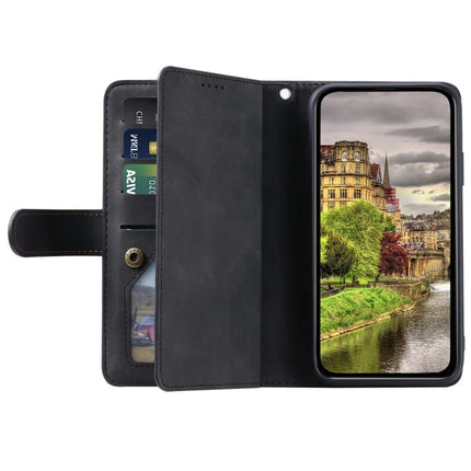 For Motorola Edge 50 Neo 5G / Moto S50 5G / Thinkphone 25 5G Case PU Leather Phone Cover with Zipper Wallet 9 Card Slots