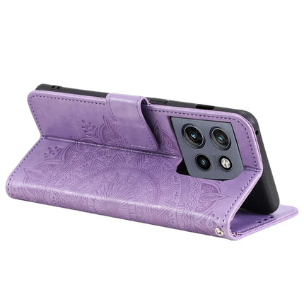 For Motorola Edge 50 Neo 5G / Moto S50 5G / Thinkphone 25 5G Case Imprinted Totem PU Leather Wallet Stand Phone Cover
