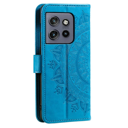 For Motorola Edge 50 Neo 5G / Moto S50 5G / Thinkphone 25 5G Case Imprinted Totem PU Leather Wallet Stand Phone Cover