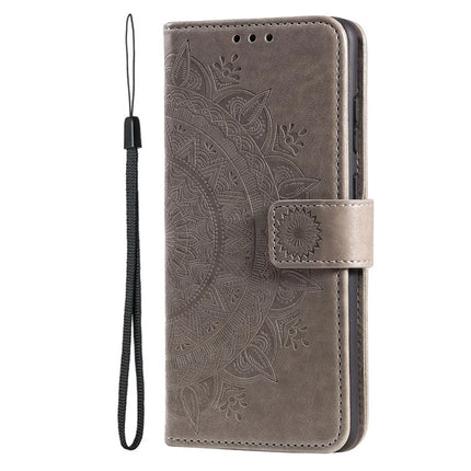 For Motorola Edge 50 Neo 5G / Moto S50 5G / Thinkphone 25 5G Case Imprinted Totem PU Leather Wallet Stand Phone Cover