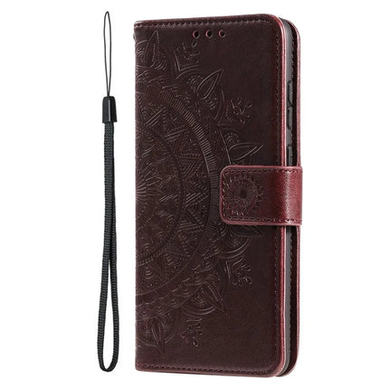 For Motorola Edge 50 Neo 5G / Moto S50 5G / Thinkphone 25 5G Case Imprinted Totem PU Leather Wallet Stand Phone Cover