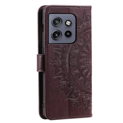 For Motorola Edge 50 Neo 5G / Moto S50 5G / Thinkphone 25 5G Case Imprinted Totem PU Leather Wallet Stand Phone Cover