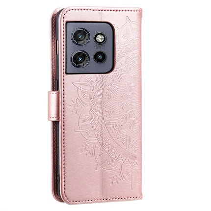 For Motorola Edge 50 Neo 5G / Moto S50 5G / Thinkphone 25 5G Case Imprinted Totem PU Leather Wallet Stand Phone Cover