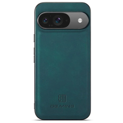 DG.MING For Google Pixel 9 Pro / Pixel 9 Case PU Leather Covered PC+TPU Hybrid Phone Shell