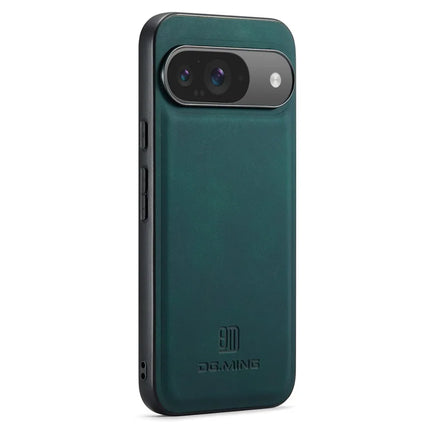 DG.MING For Google Pixel 9 Pro / Pixel 9 Case PU Leather Covered PC+TPU Hybrid Phone Shell