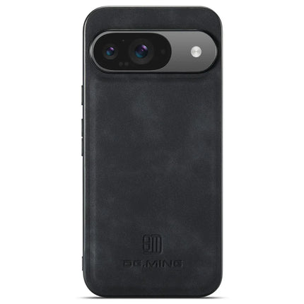 DG.MING For Google Pixel 9 Pro / Pixel 9 Case PU Leather Covered PC+TPU Hybrid Phone Shell