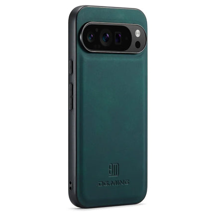 DG.MING For Google Pixel 9 Pro XL Case PU Leather Covered PC+TPU Hybrid Phone Shell