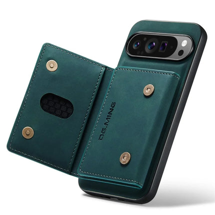 DG.MING M2 Series for Google Pixel 9 Pro XL Case PU+PC+TPU Phone Cover Detachable Wallet