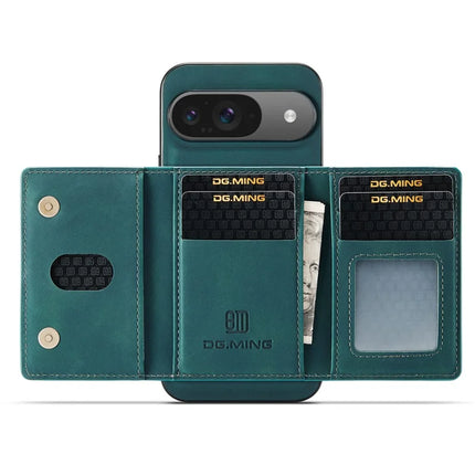 DG.MING M2 Series for Google Pixel 9 Pro / Pixel 9 Case PU+PC+TPU Phone Cover Detachable Wallet