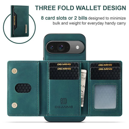 DG.MING M2 Series for Google Pixel 9 Pro / Pixel 9 Case PU+PC+TPU Phone Cover Detachable Wallet