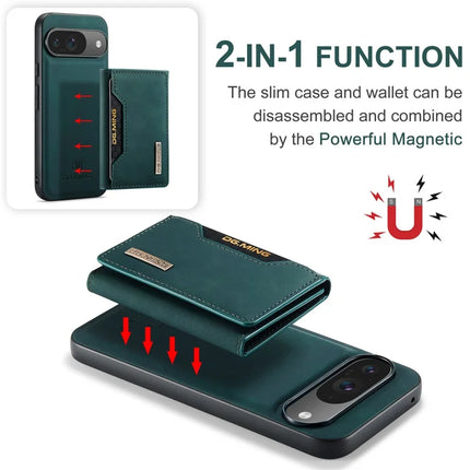 DG.MING M2 Series for Google Pixel 9 Pro / Pixel 9 Case PU+PC+TPU Phone Cover Detachable Wallet