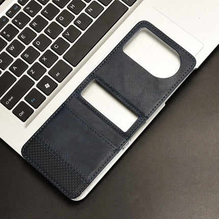 For Blackview Hero 10 4G Case Retro Texture Leather+PC Phone Cover with Card Slot