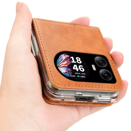 For Blackview Hero 10 4G Case Retro Texture Leather+PC Phone Cover with Card Slot