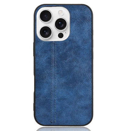 For iPhone 16 Pro Max Case Leather+TPU+PC Phone Cover Stitching Line