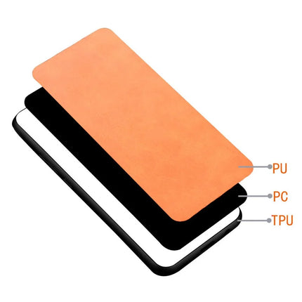 For iPhone 16 Pro Case Leather+TPU+PC Phone Cover Stitching Line