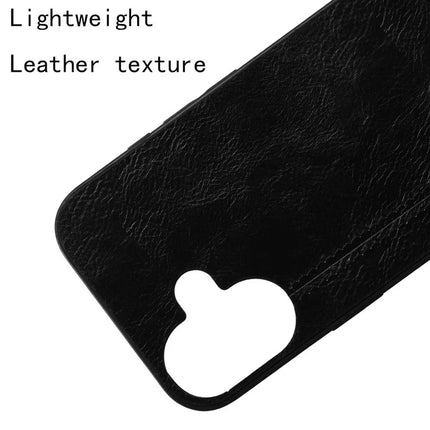 For iPhone 16 Plus Case Leather+TPU+PC Phone Cover Stitching Line