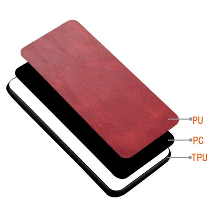 For iPhone 16 Plus Case Leather+TPU+PC Phone Cover Stitching Line