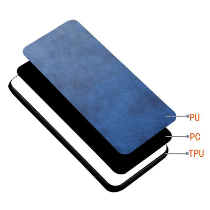 For iPhone 16 Plus Case Leather+TPU+PC Phone Cover Stitching Line