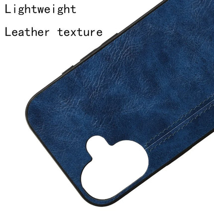 For iPhone 16 Plus Case Leather+TPU+PC Phone Cover Stitching Line