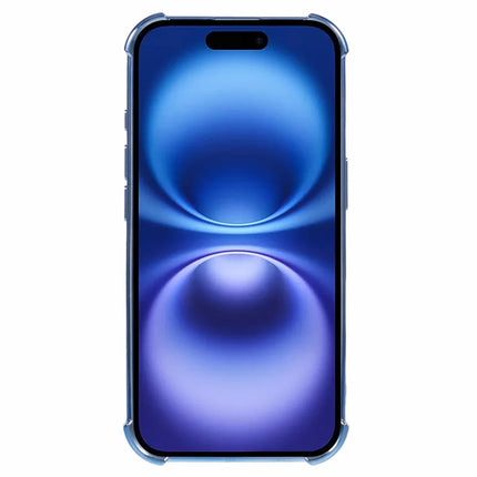 For iPhone 16 Plus Case Electroplating Clear TPU Phone Cover with Lens Film