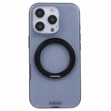 X-LEVEL For iPhone 16 Pro Max Case Rotating Magnetic Kickstand PC+TPU Phone Cover
