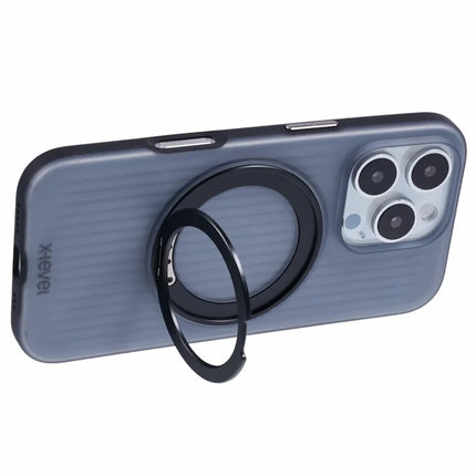 X-LEVEL For iPhone 16 Pro Max Case Rotating Magnetic Kickstand PC+TPU Phone Cover