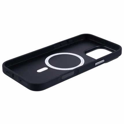 YOUNGKIT For iPhone 16 Pro Max Case Compatible with MagSafe PU Leather + PC Phone Cover