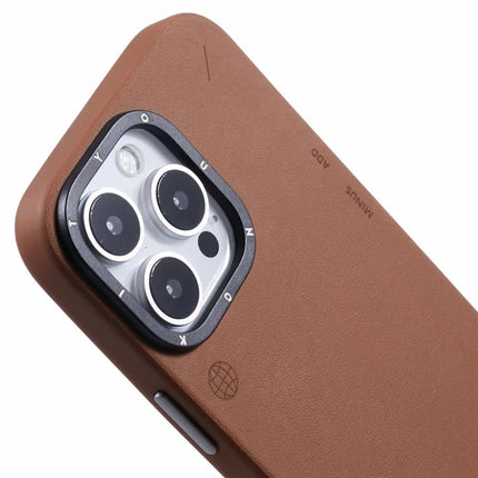 YOUNGKIT For iPhone 16 Pro Max Case Compatible with MagSafe PU Leather + PC Phone Cover